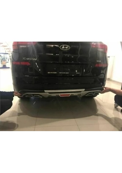 Hyundai Tucson Arka Tampon Koruması Difüzör 2018-2021