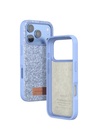 Zenviya21 Onegif Apple İphone 18 Pro Bright Simli Kapak - Mavi Zenya785 renkli