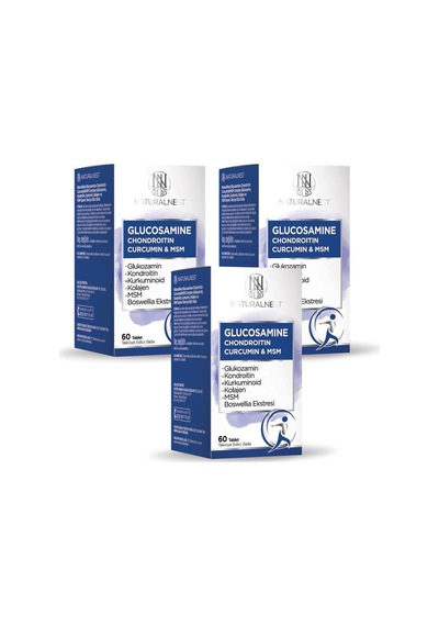 Naturalnest Glucosamine Chondroitin Curcumin & Msm Tablet 3 Adet