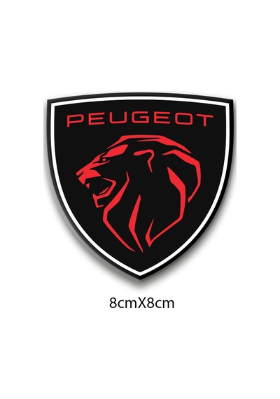Damla Logo Peugeot Kabartmalı 2'li Set 4 Nötr