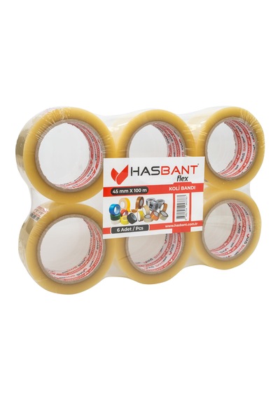 Has Bant Flex 45mmx100m Koli Bandı - 36 Adet 36 Adet