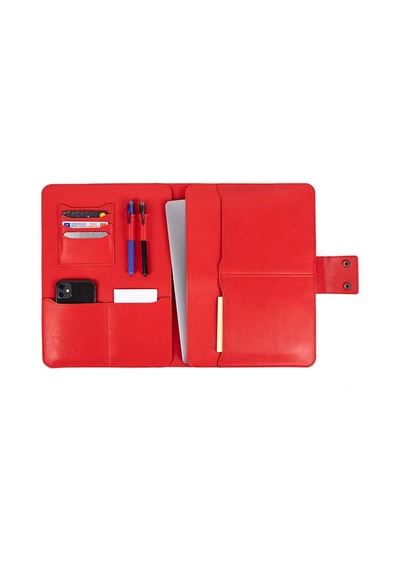 Bags Prime Organizer Tablet Kılıfı 13" İnç İpad Pro & İpad Air Evrak Çantası - Kırmızı