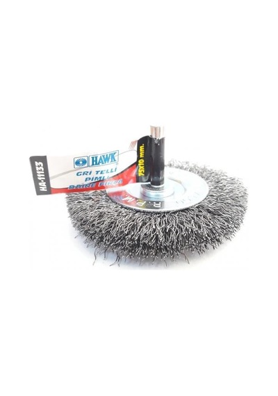 Mey İthalat Hawk Ha11133 Pimli Gri Tel Daire Fırça 75x10 Mm