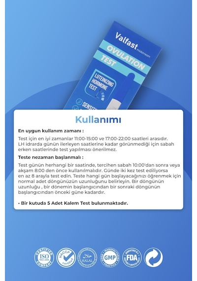 20 Adet Ovulasyon + 5 Adet Erken Gebelik Testi Kalem Test