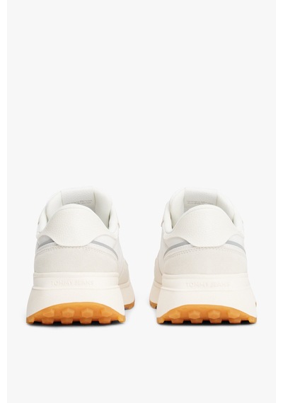 Tommy Jeans Kadın Tjw Cleated Runner Ayakkabı En0en02788ybl Beyaz