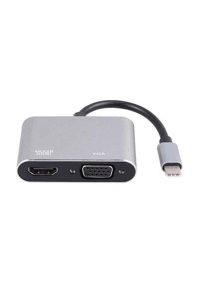 Winex 2 In 1 Type-C to 4K HDMI VGA Çevirici ve Dönüştürücü Adaptör