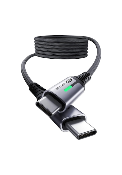 100w Super Fast Charging Type C To Type C Tablet Telefon Laptop Şarj Kablosu 120cm Süper Hızlı Usc C Şarj Kablo