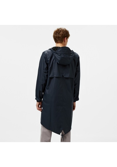 Raıns Rains Fishtail Parka W3 Unisex Lacivert Yağmurluk