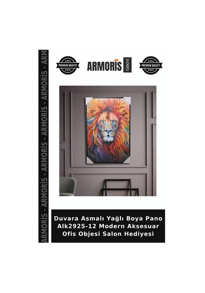 Duvara Asmalı Yağlı Boya Pano Alk2925-12 Modern Aksesuar Ofis Objesi Salon Hediyesi