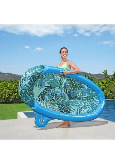 Kumaş Desenli Fileli Bardaklıklı Deniz Yatağı 171 Cm X 94 Cm