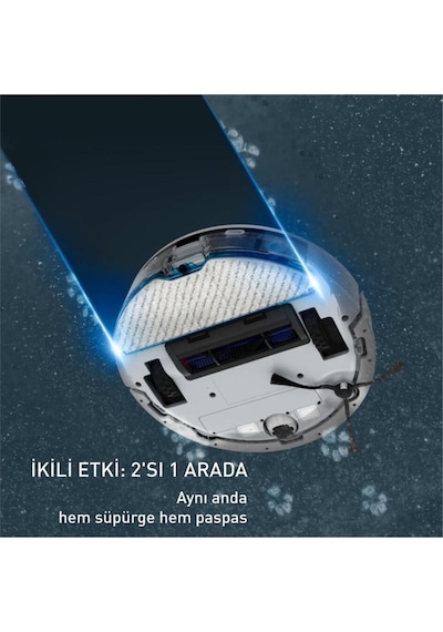 Tefal RG8477 X-Plorer Series 70 Mop Özellikli Akıllı Robot Süpürge Beyaz