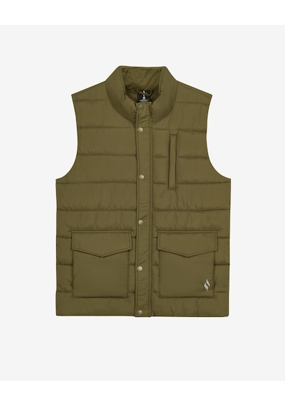 Skechers M Puffer Vest Erkek Haki S2620193-2194