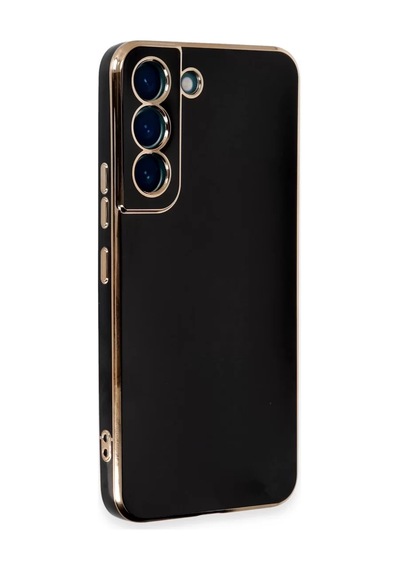 Newface Samsung Galaxy S21 Kılıf Volet Silikon - Siyah