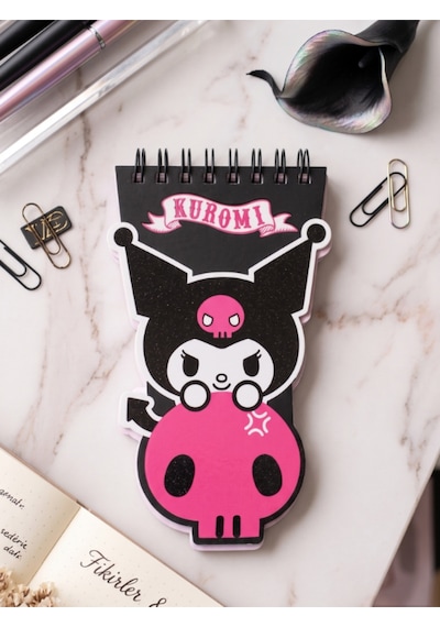 Kuromi &hello Kitty Lisanslı Özel Kesim Bloknot Not Defteri Çok Renkli