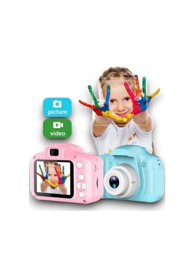 Mavi Hd Taşınabilir Mini Kamera Video Kayıt Ve Fotoğraf Çekim Özellikli Standart