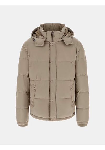 Guess Stretch Puffa Jacket Erkek Şişme Mont M4bl21wgj42 M4bl21wgj42 A90n Bej