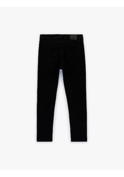 Koton Normal Bel Cepli Slim Fit Jean Pantolon - Brad Jean Siyah 6sam40010nd Siyah Koton Normal Bel Cepli Slim Fit Jean Pantolon - Brad Jean Siyah 6sam40010nd Siyah