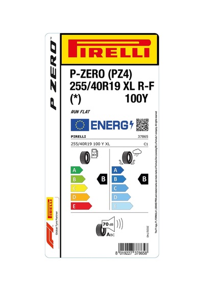 Pirelli 255/40 R19 100Y XL R-F P-Zero Pz4 Yaz Lastiği 2025