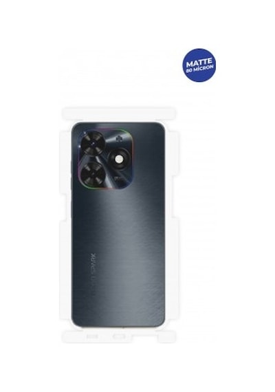 Tecno Spark Go 2024 Mat Arka Ve Yan Koruyucu Tpu Film