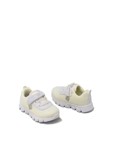 Pepino P-1256 Beyaz Unısex Çocuk Tek Cırt Fileli Spor Ayakkabı Beyaz