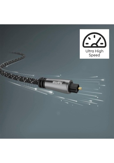 Audio Fiber Optik Kablo, Odt Fiş Toslink , Metal,