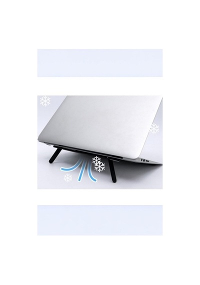 22 Cm Uzunlukta Yapışkanlı Katlanabilir Laptop Standı, Ayarlanabilir Yükseklik 1