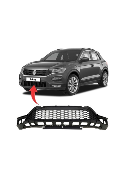 Vw Troc Ön Tampon Alt Spoyleri 2018-2024 2ga805903b 9b9