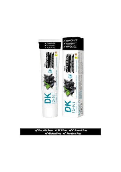 Dermokil DK Dent Aktif Karbon & Kil Beyazlatıcı Diş Macunu 75 ML
