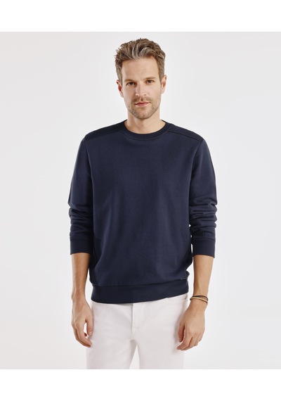 Yargıcı Triko Detaylı Sweatshirt 25yesw9001x 004 Lacivert