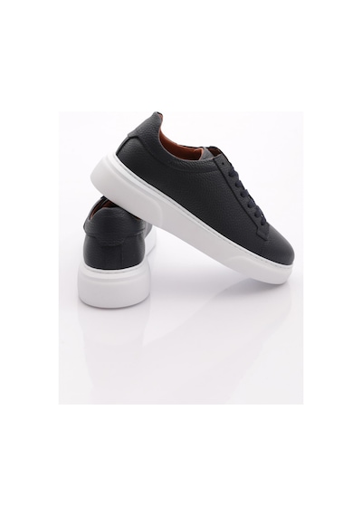 Dgn Leo Erkek Sneakers Ayakkabi Lacivert Floater Beyaz