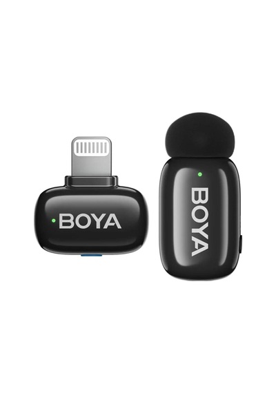 Boya Mini-16 1tx+1rx İphone-ipad İçin Gürültü Engelleyicili Kablosuz Yaka Mikrofonu Lightning Device