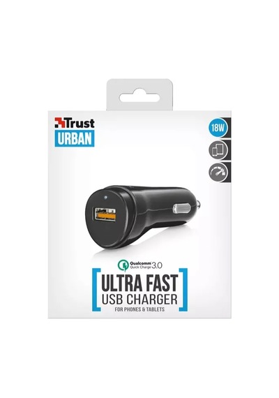 Trust Urban 18W Qualcomm 3.0 Usb Araç Çakmak Şarj Cihazı