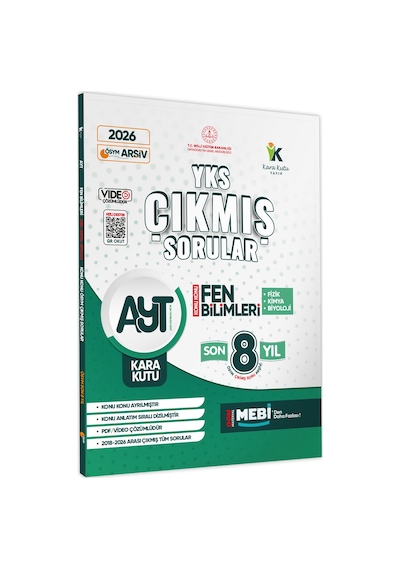 2026 YKS-AYT Fen Bilimleri (Fizik-Kimya-Biyoloji) ÖSYM Çıkmış Soru Konu Konu Son 8 Yıl Video Çözümlü