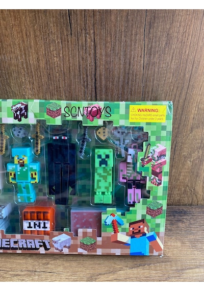 Oyuncak Minecraft Figür Oyuncak Mınecraft Figürleri 21 Parça