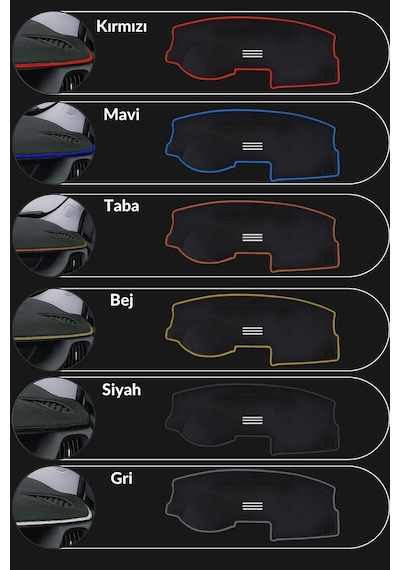 Mercedes Sprinter 2006-2014 Uyumlu Torpido Örtüsü Kolay Montaj Yansıma Önleyici G90 Siyah