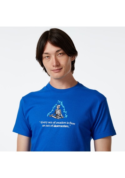 The Hundreds Flame Wildfire Erkek Mavi T-shirtt24p201021