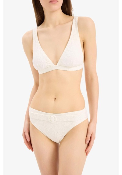 Defacto Regular Fit Brode Bikini Alt-fall İn Love E3900ax25smwt16 Beyaz
