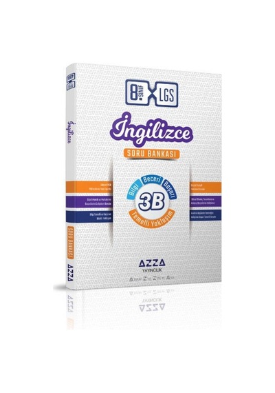 8. Sınıf 3B İngilizce Soru Bankası Azza Yayıncılık