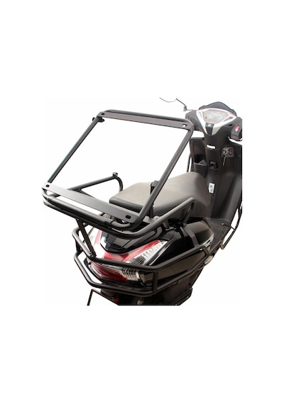 GP Kompozit  Honda Activa 2023-2024 Uyumlu Damperli Arka Çanta Demiri Siyah