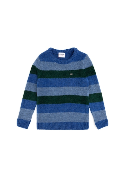 U.S. Polo Assn. Erkek Çocuk Saks Bisiklet Yaka Kazak 50293032-VR045