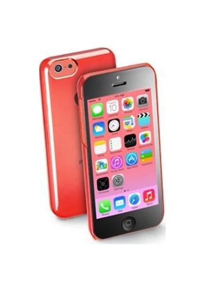 Cellular Line Apple Uyumlu iPhone 5c İle Boost Şeffaf Sert Kılıf Pembe Boostıph5cp Out