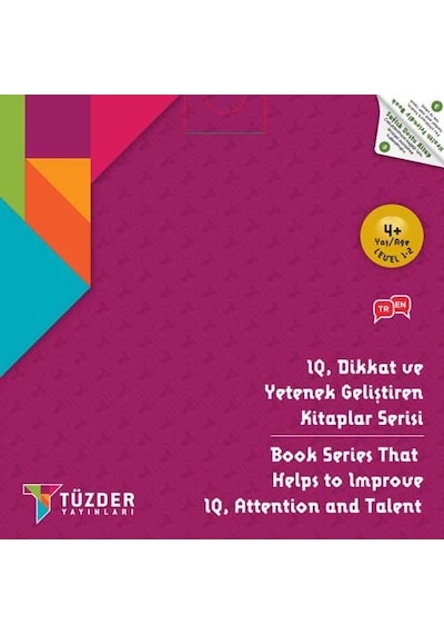 4+ Yaş 6'lı SET / IQ Dikkat Ve Yetenek Geliştiren Kitaplar Serisi