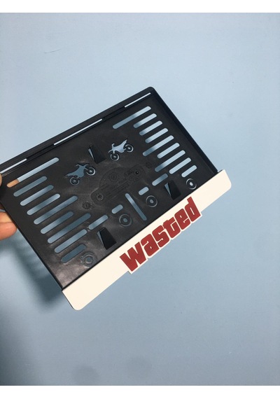 Wasted Pleksi Motor Plakalığı