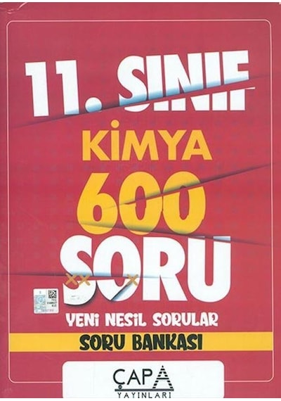 11.Sınıf Kimya Soru Bankası Çapa Yayınları