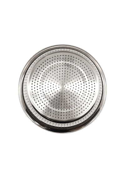 32cm Kulpsuz Paslanmaz Metal Sepet Süzgeç 5468 Renkli