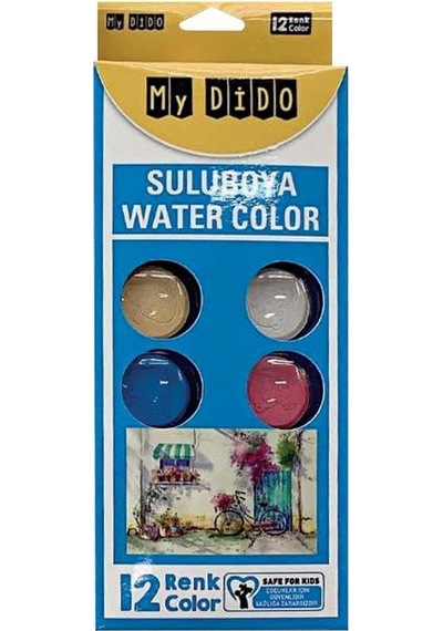 My Dido Sulu Boya 12 Renk Küçük Çok Renkli