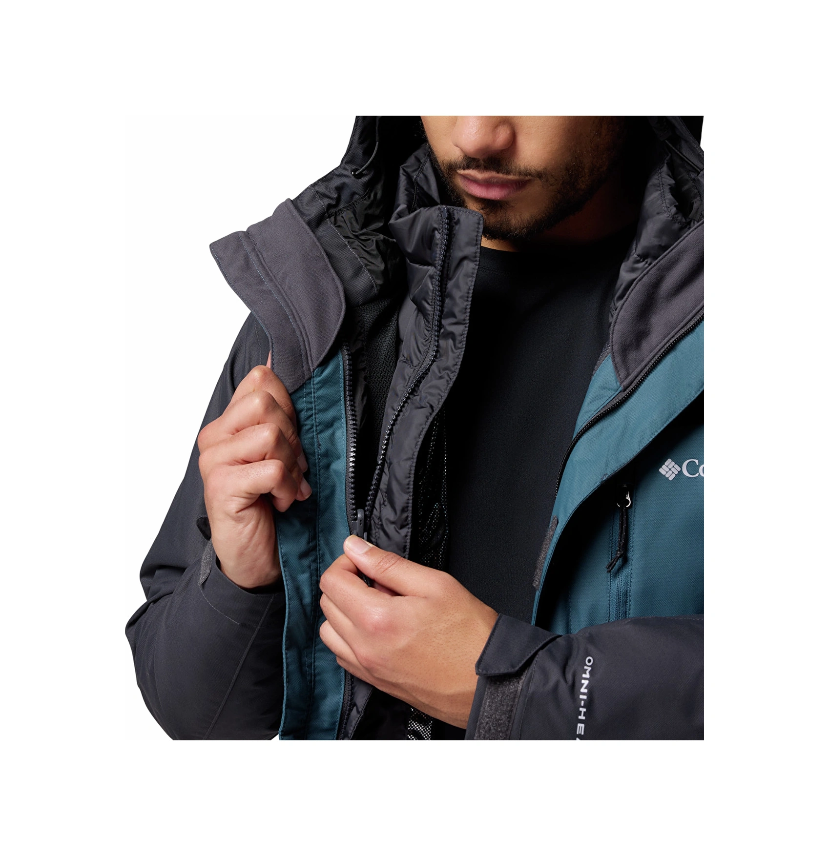 Columbia Whirlibird V Interchange Jacket Mavi Erkek Outdoor Kaya Mont Wm9191 Mavi