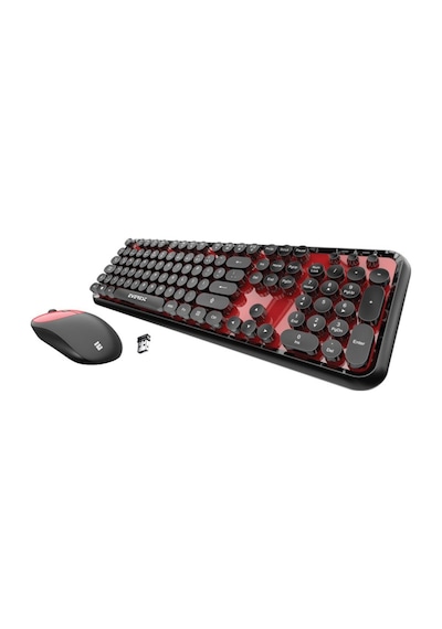Everest Round KM-6282 Kablosuz Q Multimedia Klavye Mouse Set