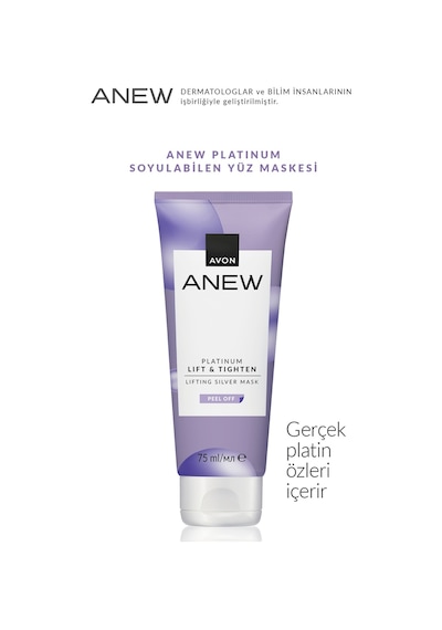 Anew Platinum Soyulabilen Yüz Maskesi 75 Ml.