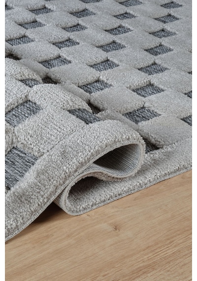 Kaşmir Halı Süpersoft Joy Grey 160x230 CM Salon Halısı